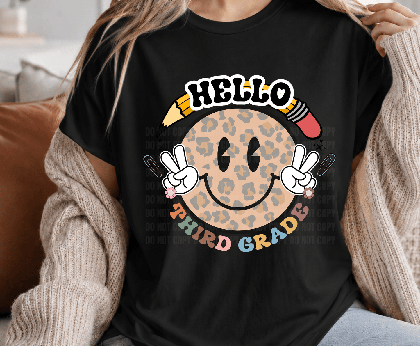 Third Grade .3 | Premade DTF Transfer Gang Sheet For Graphic Tees