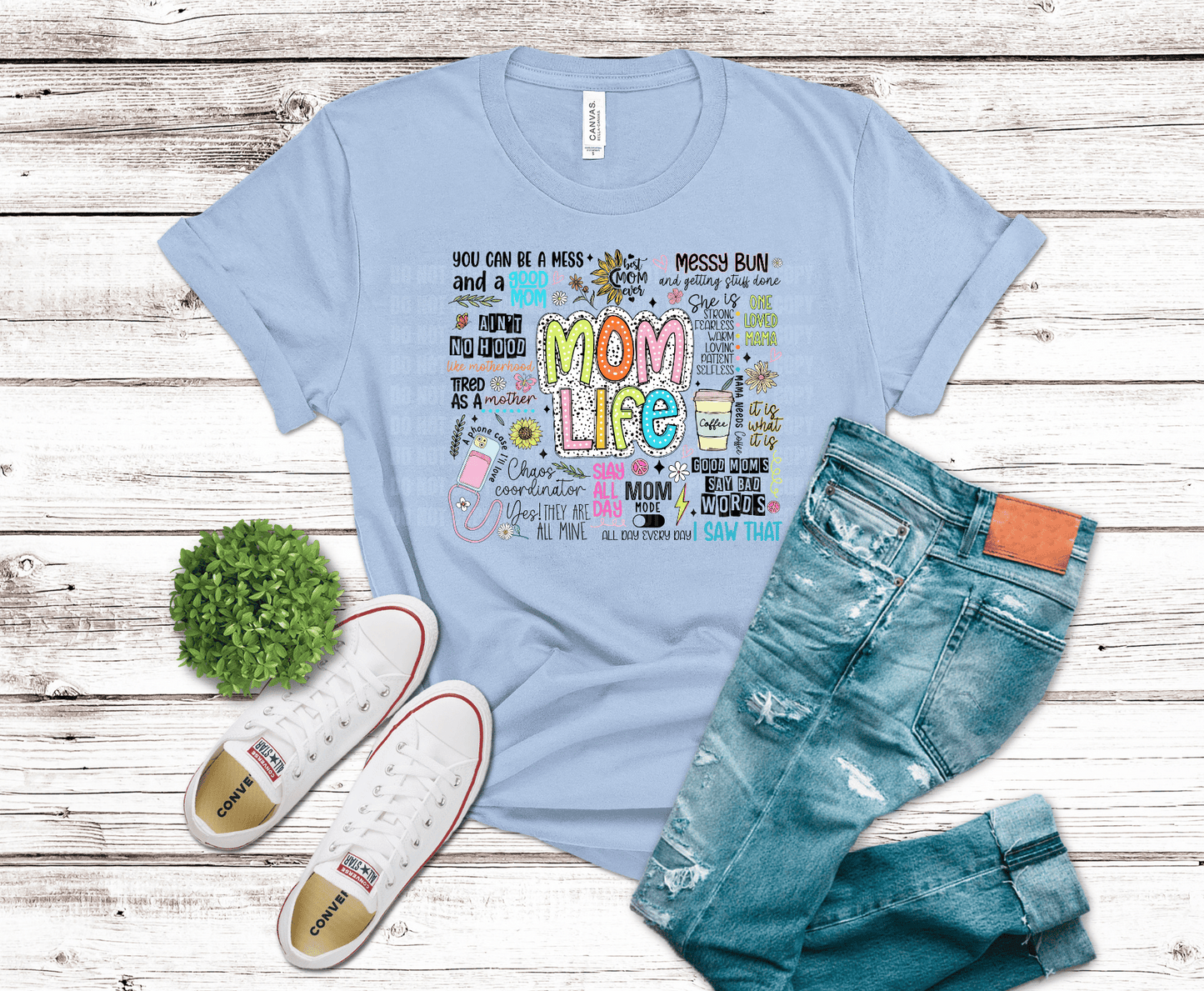 Premade DTF Transfer Gang Sheet For Graphic Tees | Stay At Home Mom