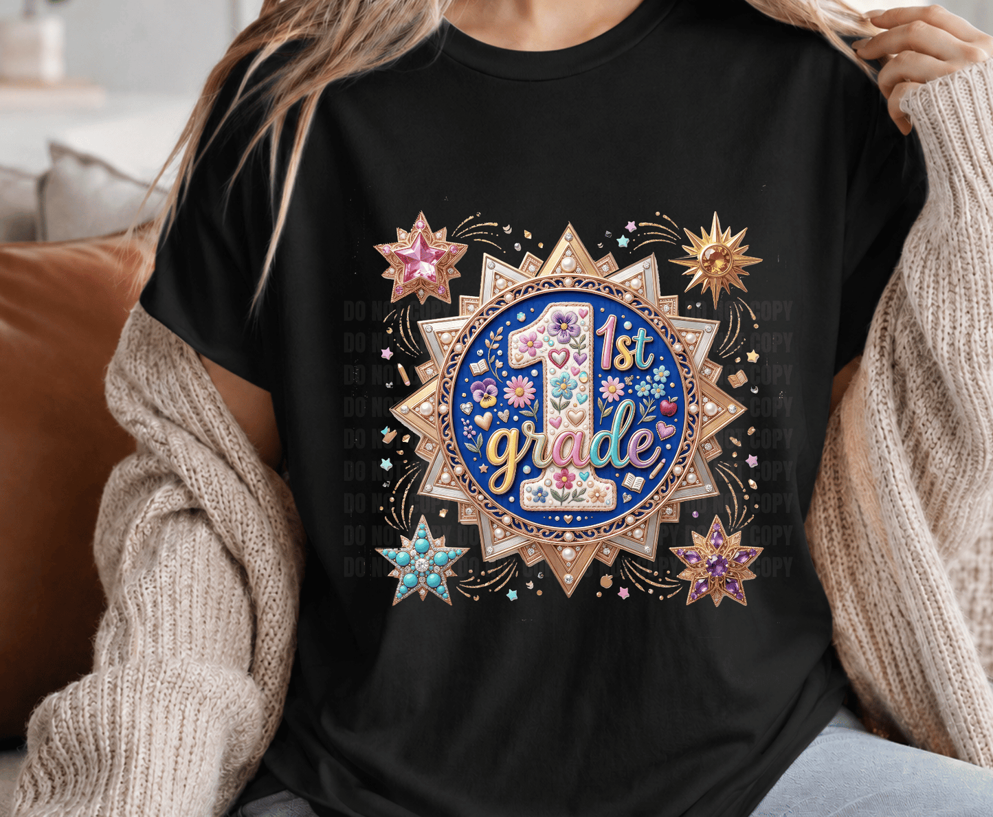 First Grade .4  | Premade DTF Transfer Gang Sheet For Graphic Tees