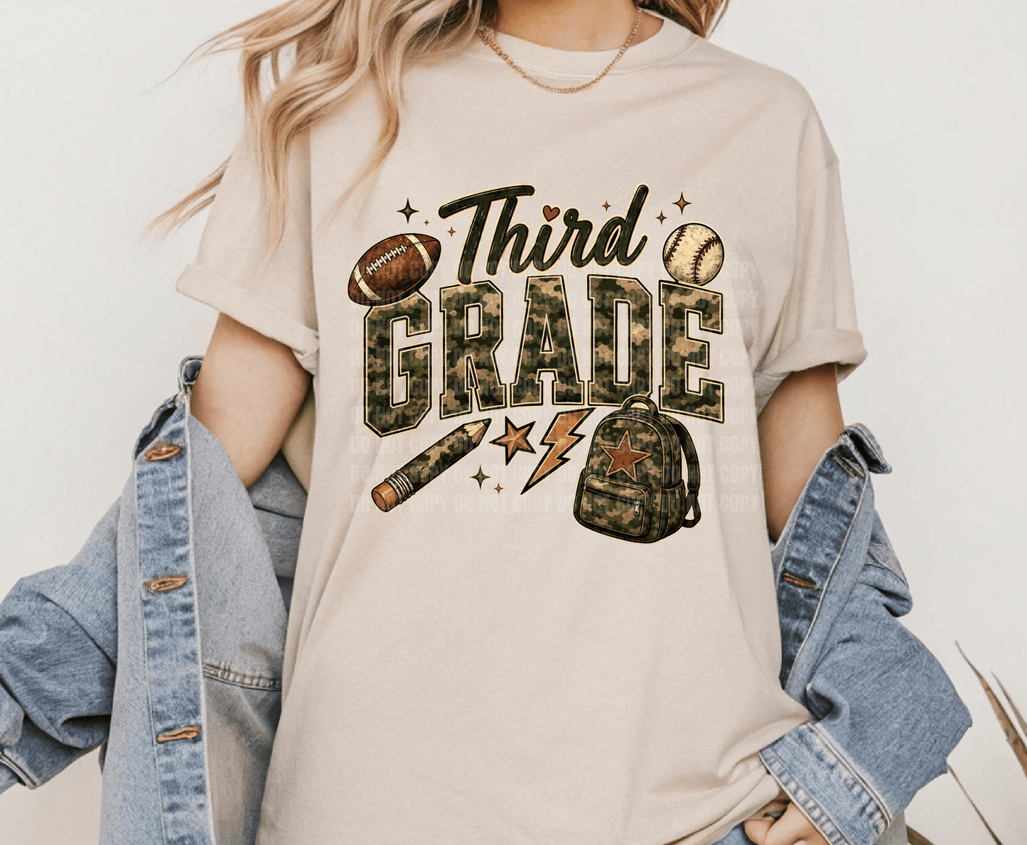 Third Grade .4 | Premade DTF Transfer Gang Sheet For Graphic Tees