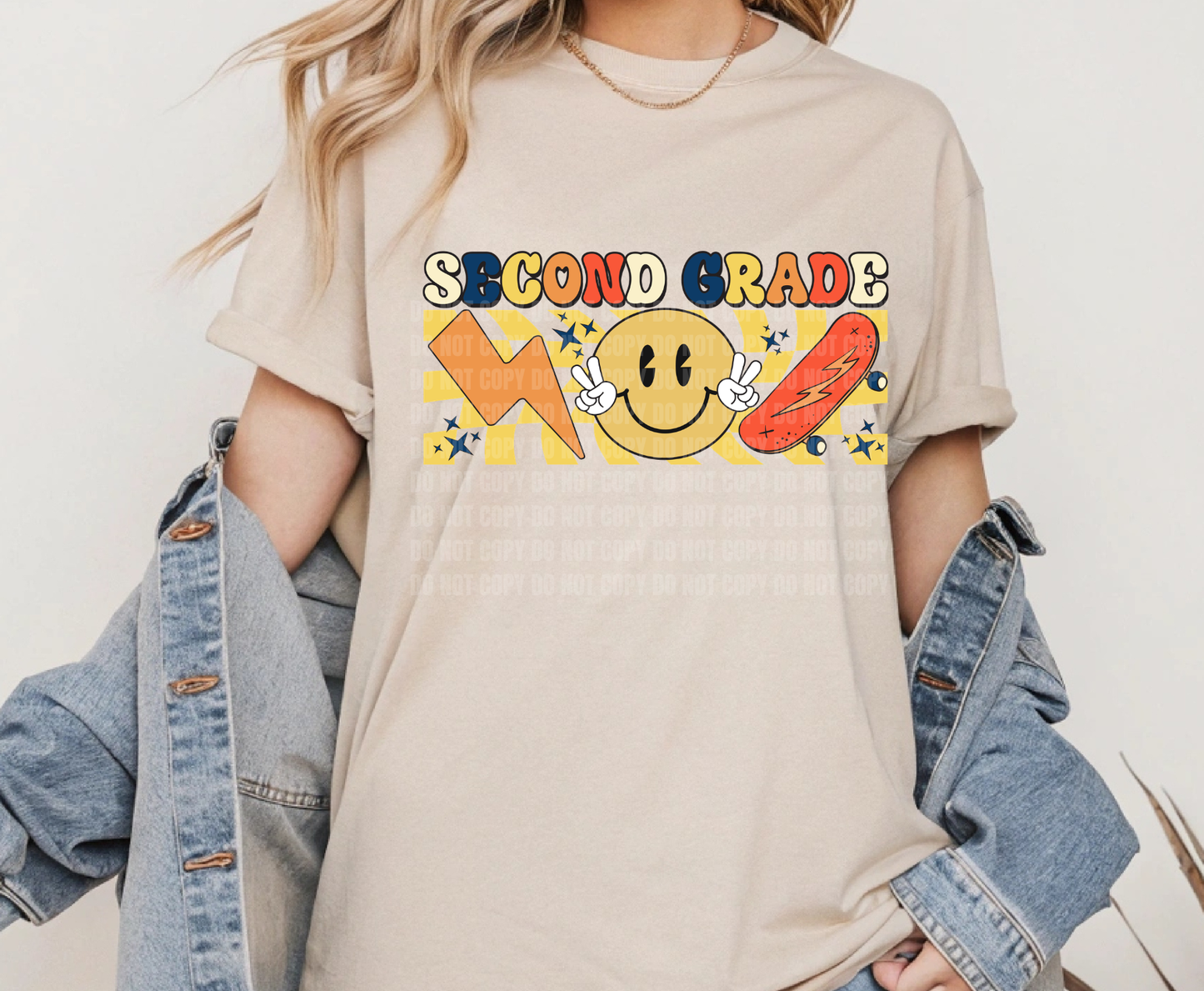 Second Grade .3  | Premade DTF Transfer Gang Sheet For Graphic Tees