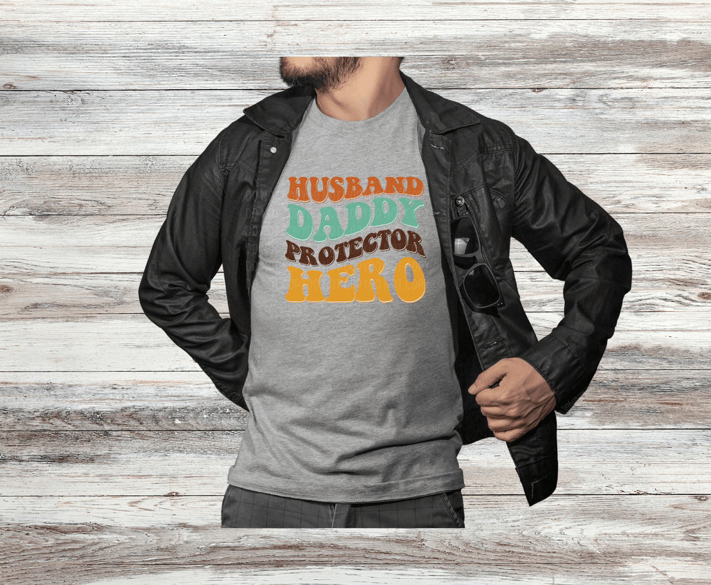 Premade DTF Transfer Gang Sheet For Graphic Tees | Husband