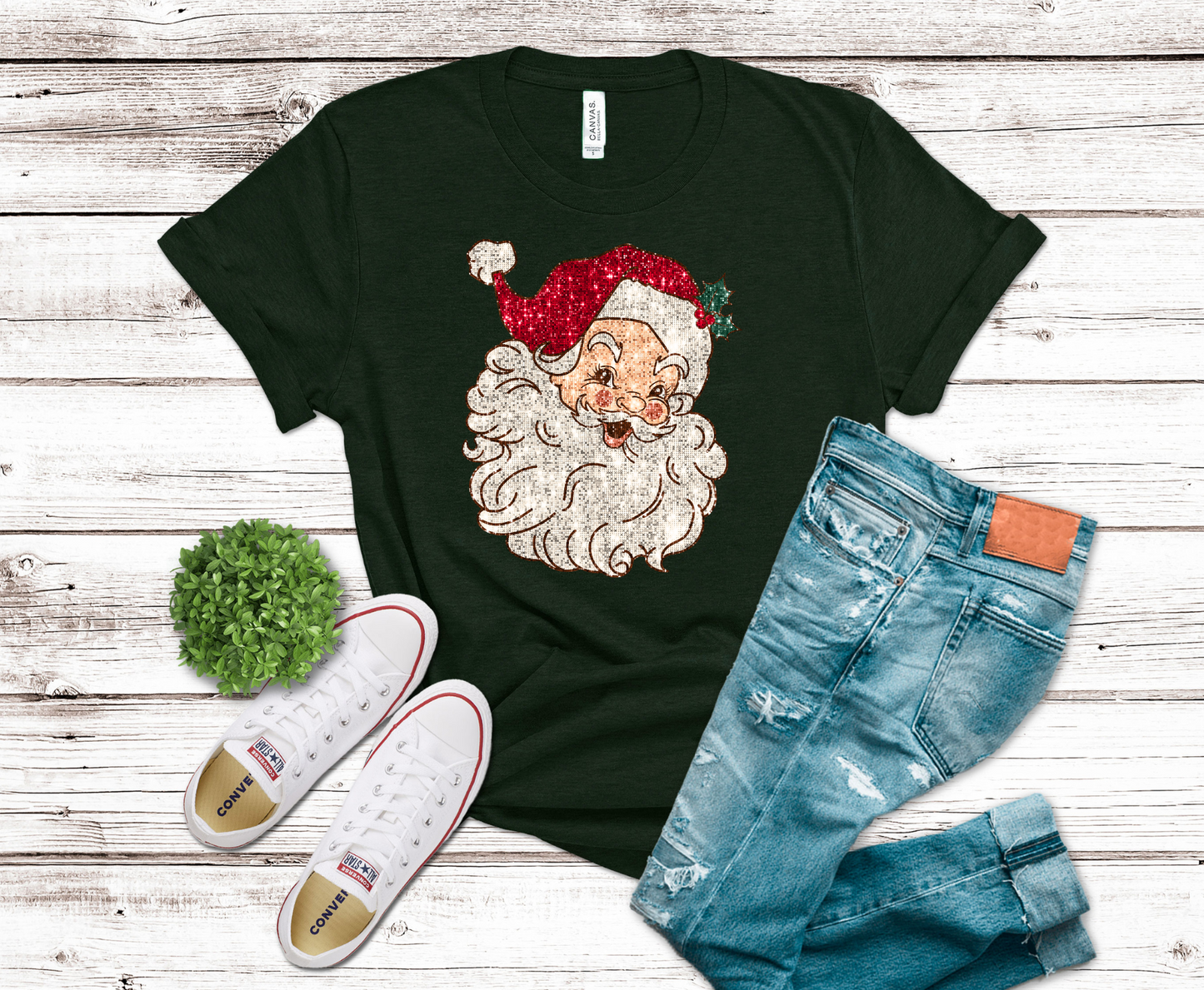 Premade DTF Transfer Gang Sheet For Graphic Tees | Christmas Sparkle