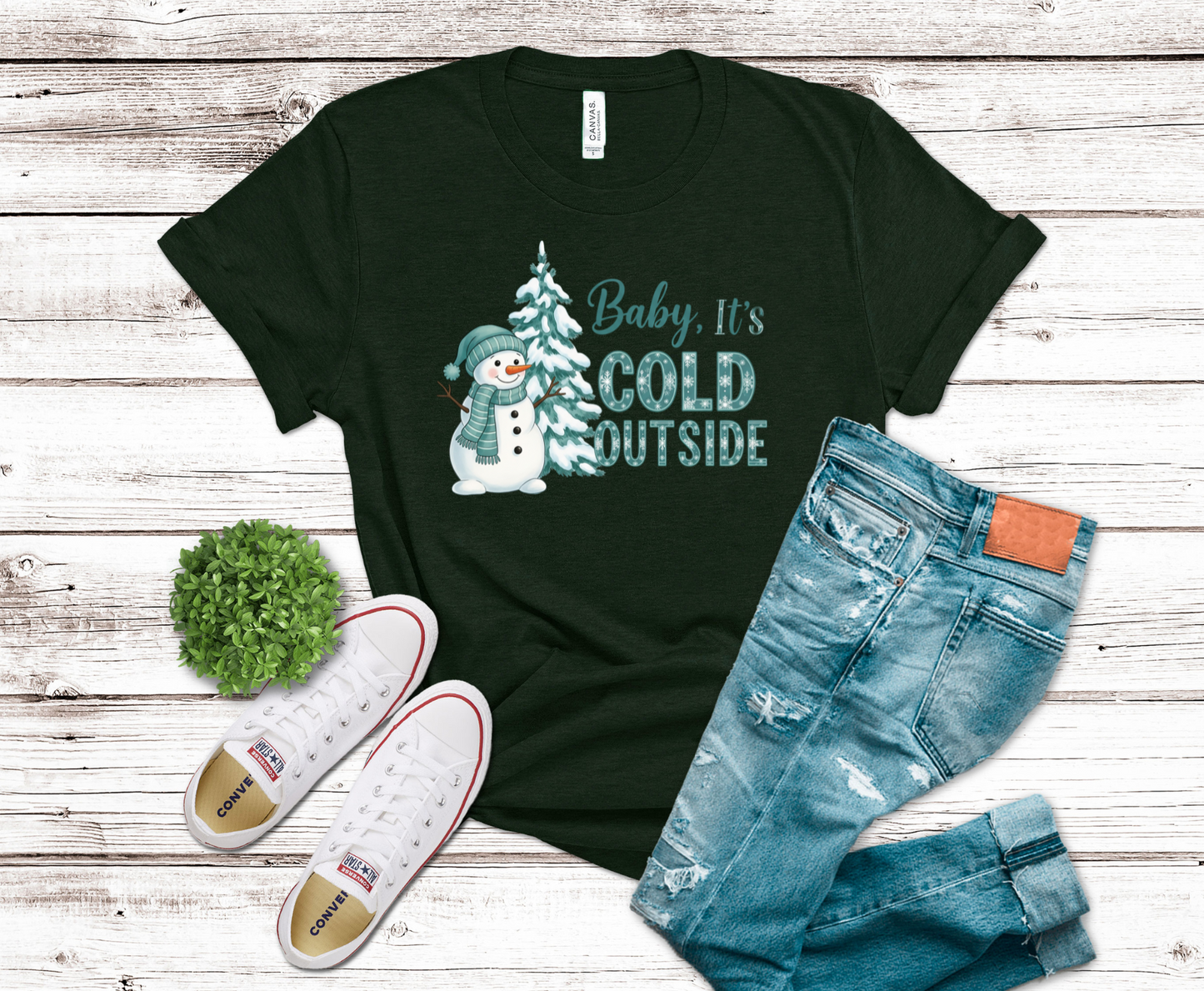 Premade DTF Transfer Gang Sheet For Graphic Tees | Cozy Winter