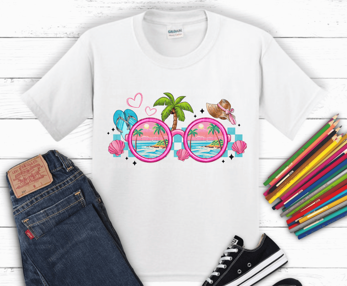 Youth Summer | Premade DTF Transfer Gang Sheet For Graphic Tees
