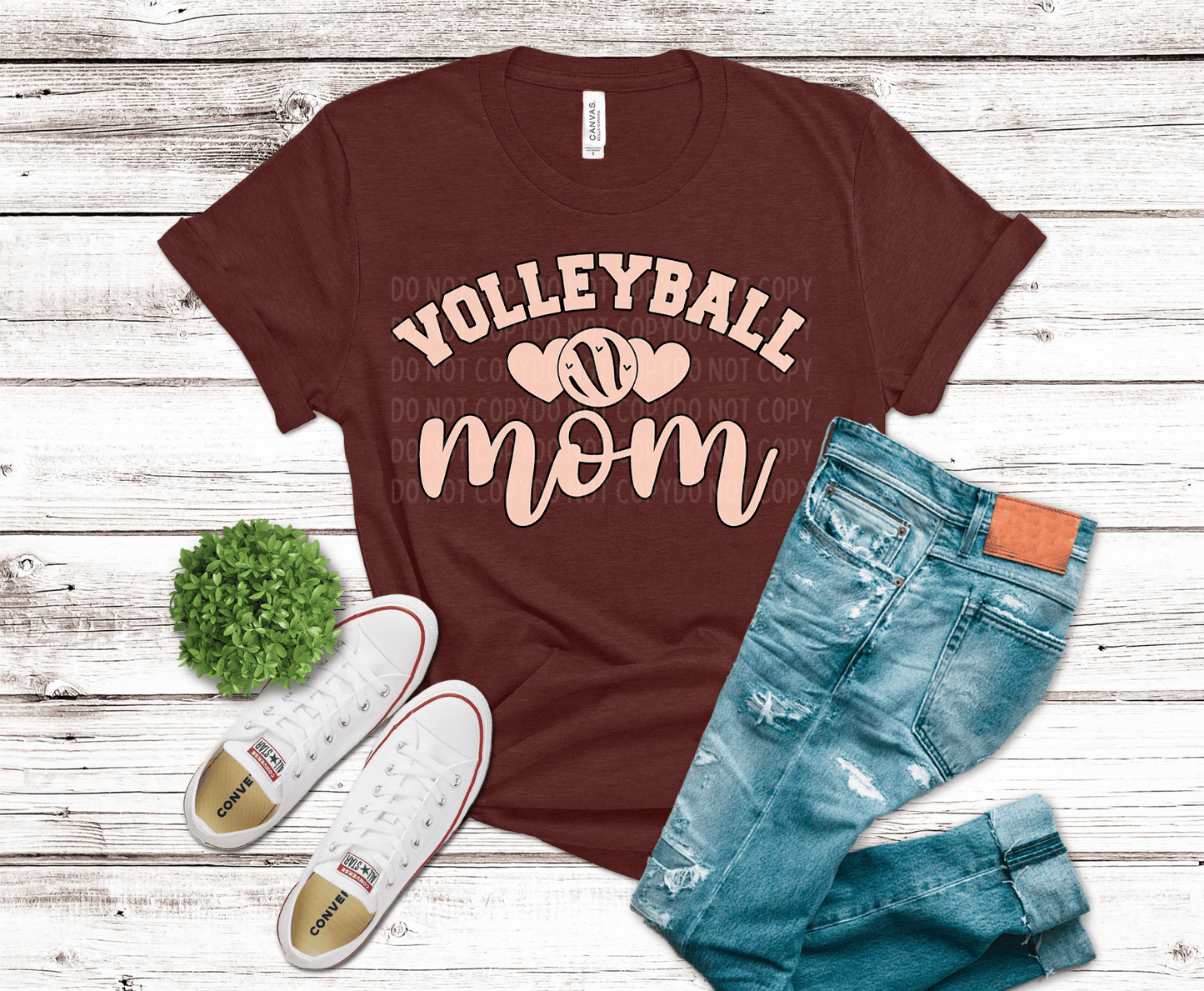 Arched Volleyball Mom | DTF