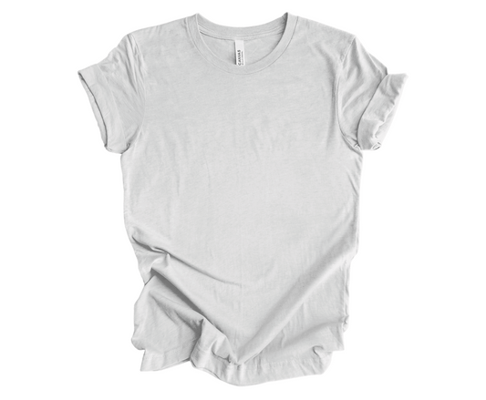 BELLA+CANVAS® Unisex Jersey Short Sleeve Tee | Ash