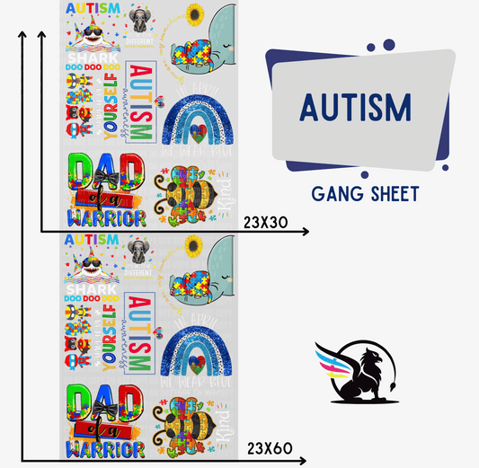 Premade Gang Sheet | Autism