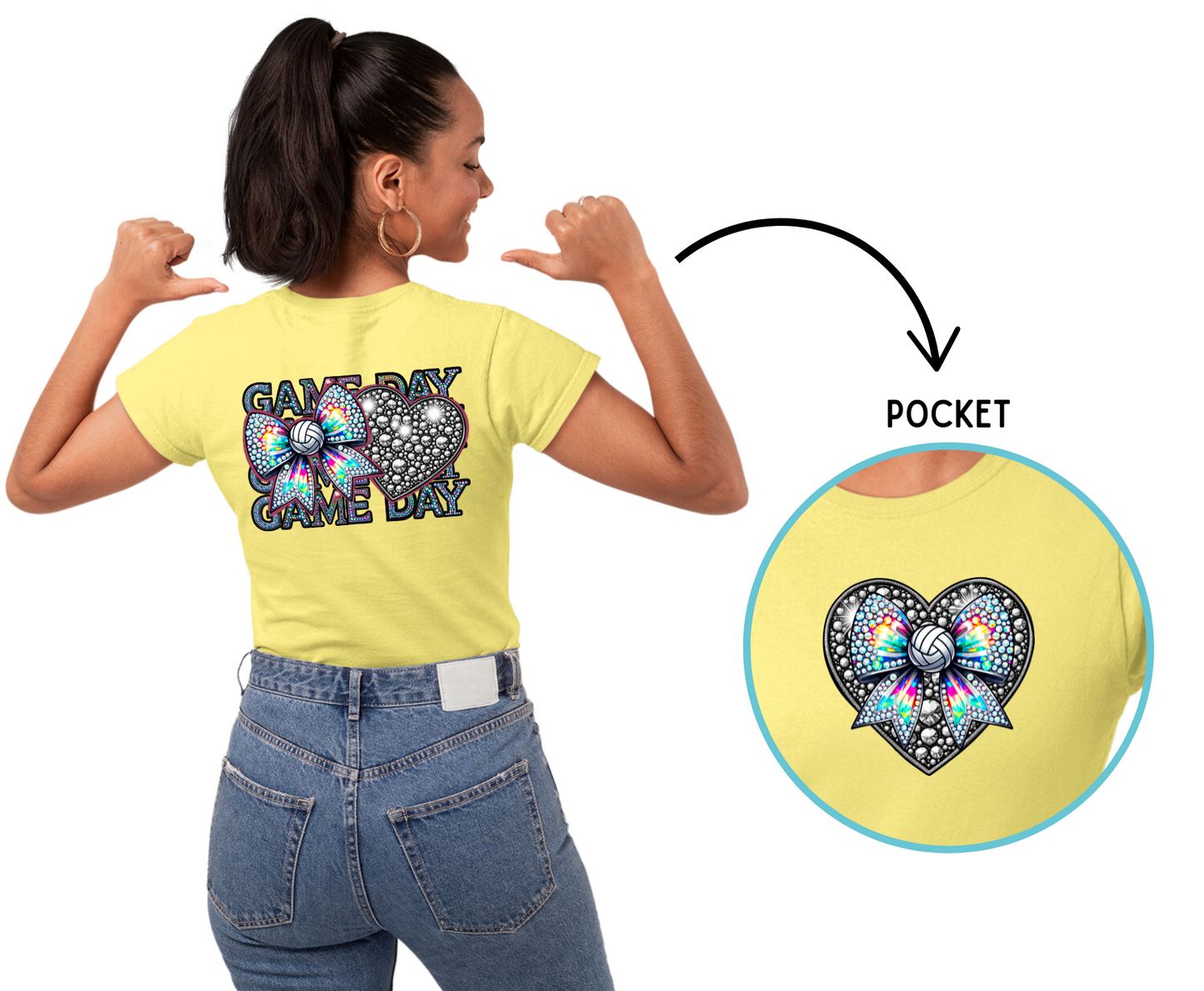 Premade DTF Transfer Gang Sheet For Graphic Tees| Volleyball
