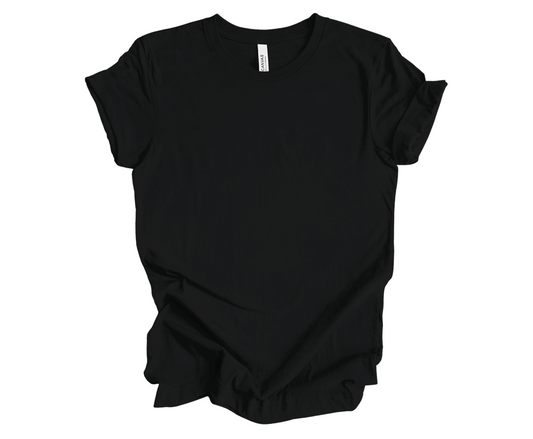 BELLA+CANVAS® Unisex Jersey Short Sleeve Tee | Black