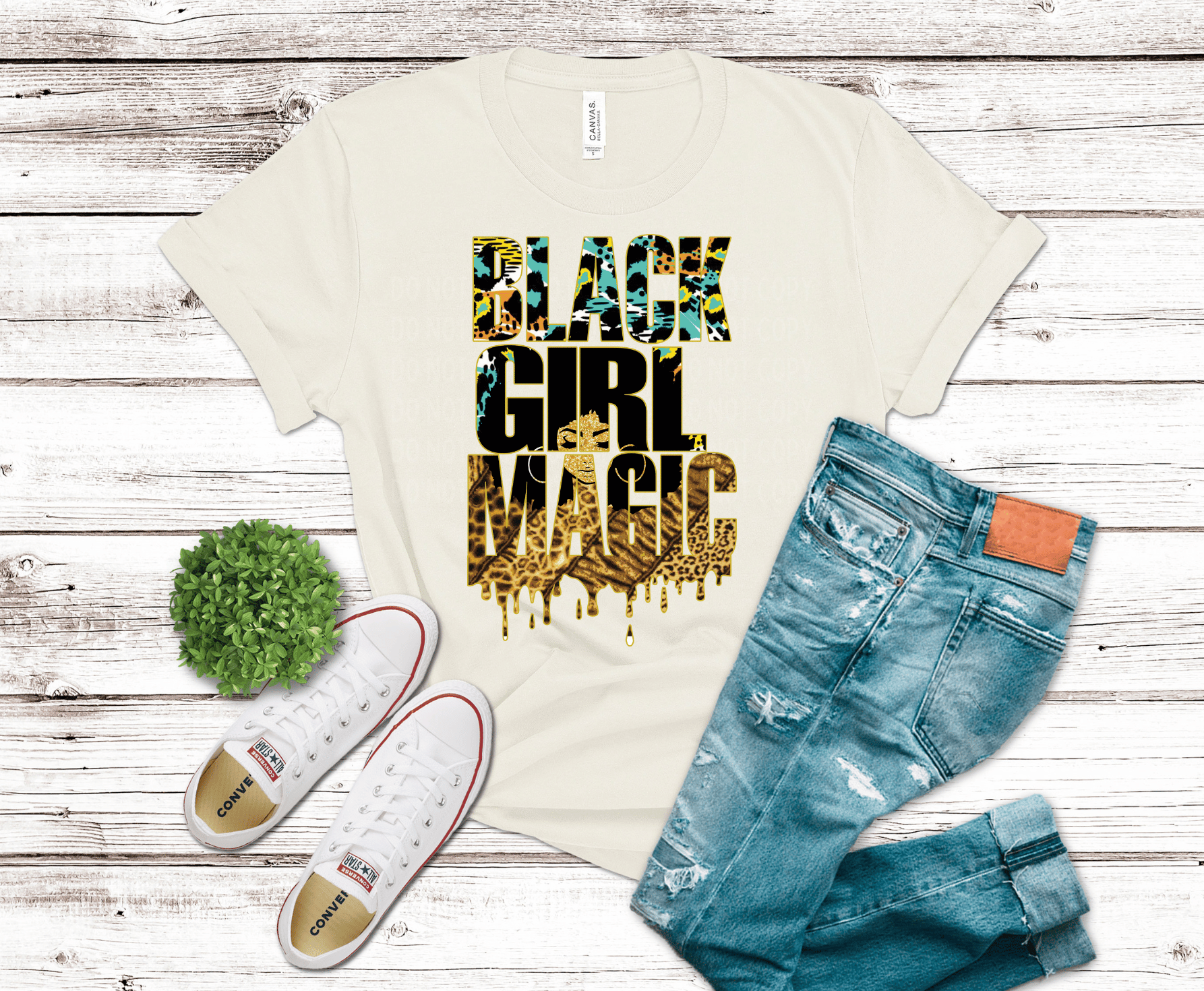 Girl Magic | Premade DTF Transfer Gang Sheet For Graphic Tees - Griffin Expressions