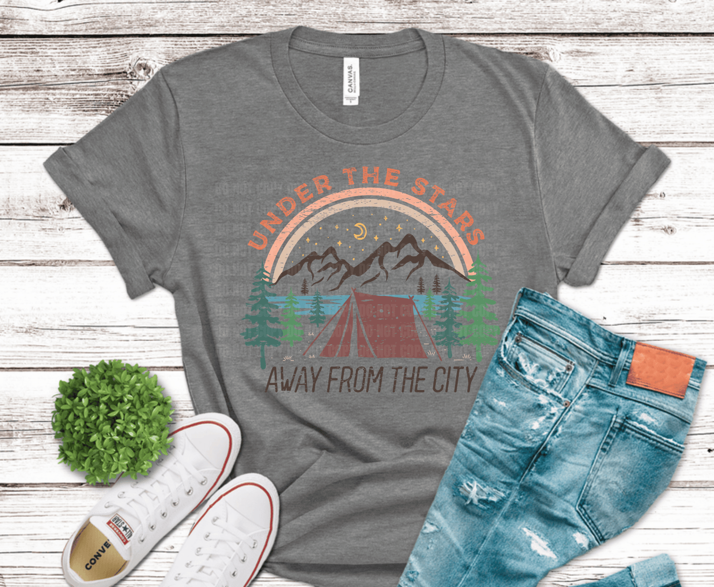 Born To Camp | Premade DTF Transfer Gang Sheet For Graphic Tees