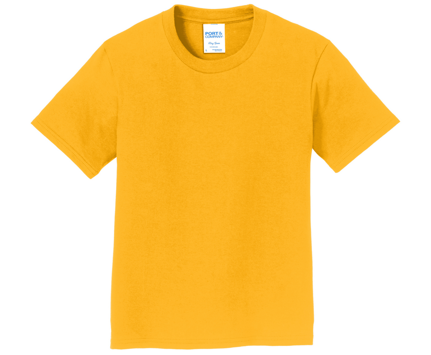 Port & Company® Youth Fan Favorite™ Tee | Bright Gold