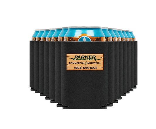 Parker Electric | 12oz Can Coozie Pack of 25