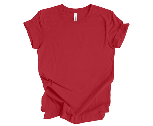 BELLA+CANVAS® Unisex Jersey Short Sleeve Tee | Canvas Red