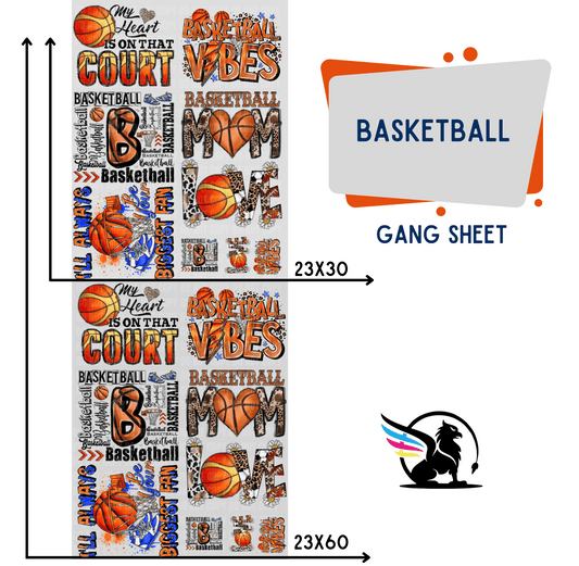Premade Gang Sheet | Basketball