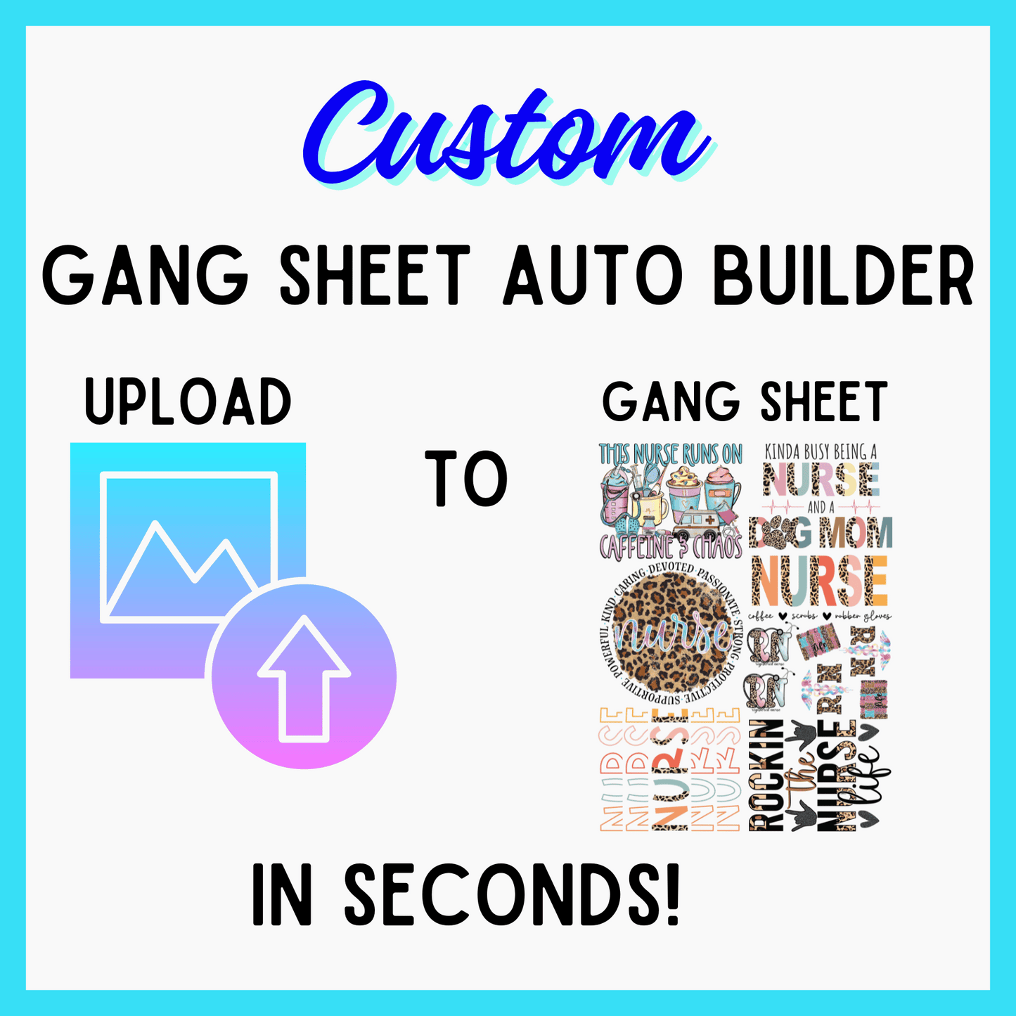 Gang Sheet  Auto Builder