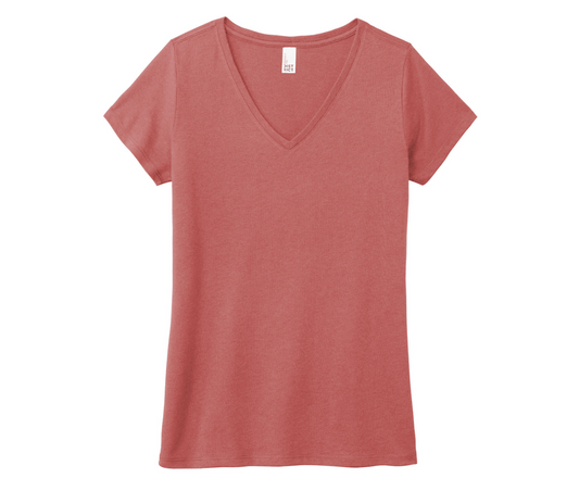 District ® Women’s Perfect Tri ® V-Neck Tee | Blush Frost