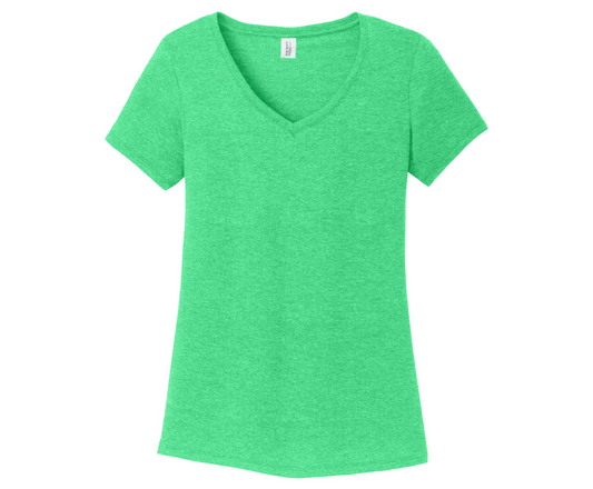 District ® Women’s Perfect Tri ® V-Neck Tee | Green Frost