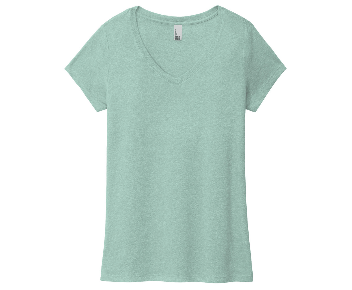 District ® Women’s Perfect Tri ® V-Neck Tee | Heather Dusty Sage