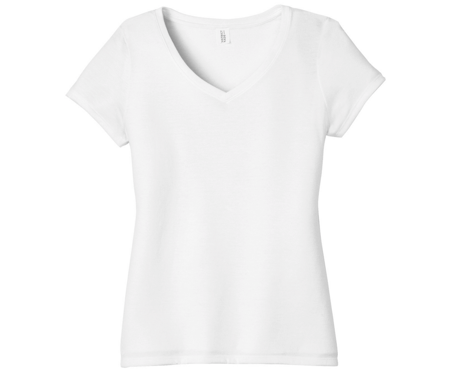 District ® Women’s Perfect Tri ® V-Neck Tee | White – Griffin Expressions