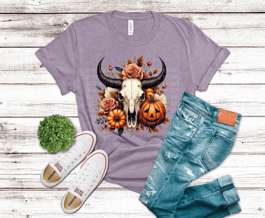 Fall Skull | DTF Heat Transfer