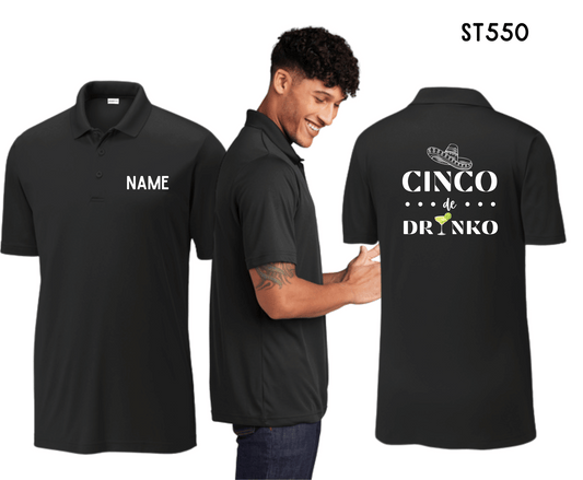 Cinco Drink | Men's Manager Polo | ONT - Griffin Expressions