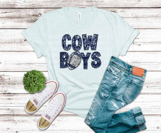 Cowboy Faux Glitter | DTF - Griffin Expressions