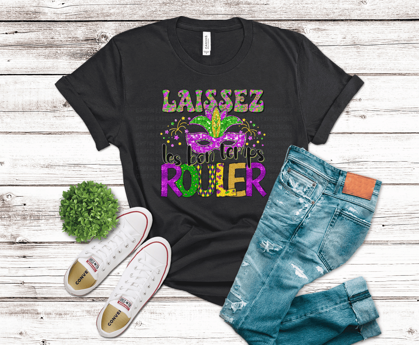 Premade DTF Transfer Gang Sheet For Graphic Tees | Wild Mardi Gras
