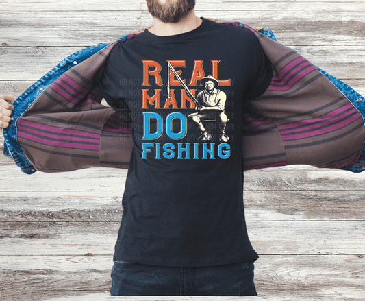 Real Men Fish | DTF