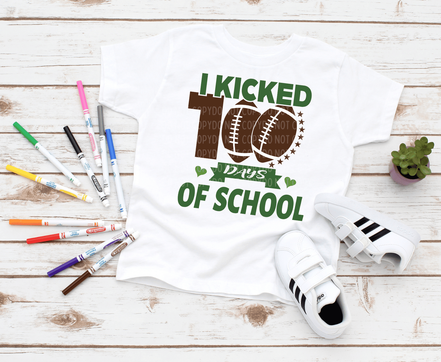 Premade Gang Sheet | Boys 100 Days Of School