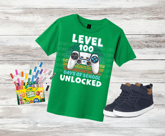 Level 100 Days Of School Complete | DTF