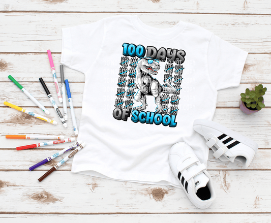 Dino 100 Days Of School | DTF
