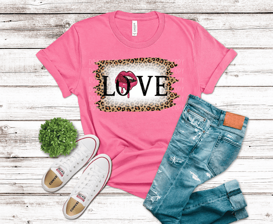 Cheetah Love Lips | DTF