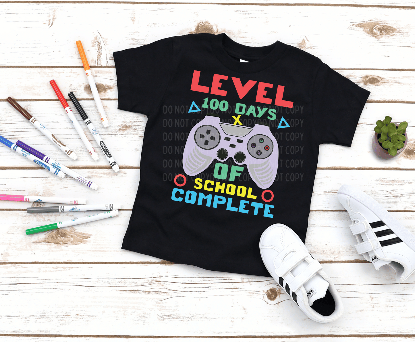 Gamer 100 Days Of School | DTF