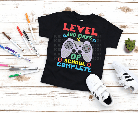 Gamer 100 Days Of School | DTF