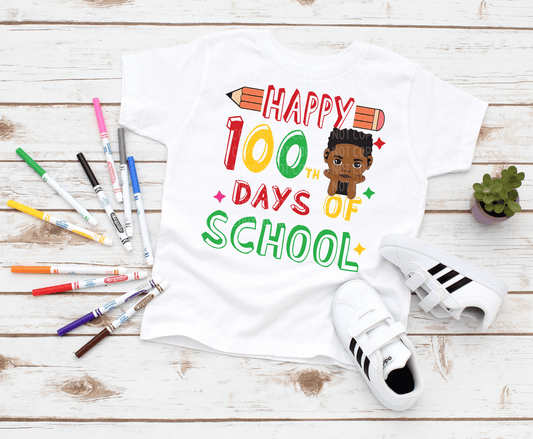 Happy 100th Days Of School Boy | DTF