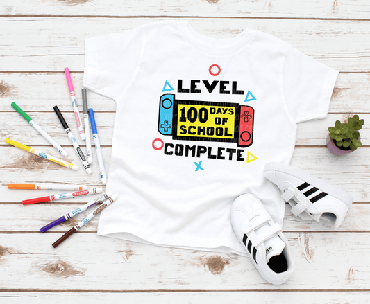 Game Level 100 Days Of School Complete | DTF