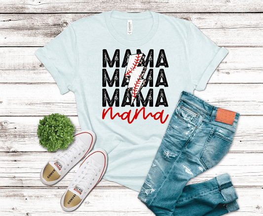 Lightning Baseball Mama | DTF