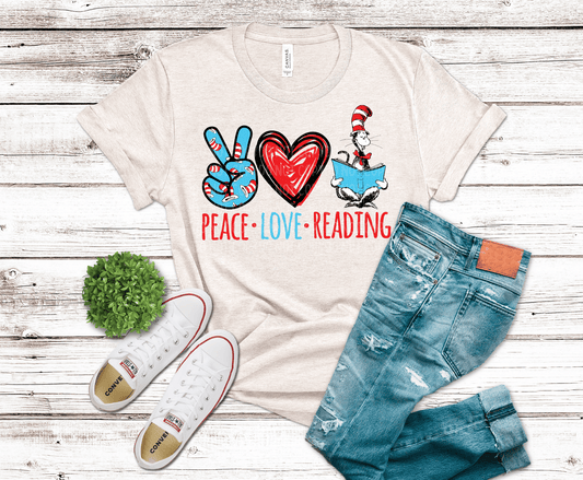 Peace Love Read | DTF