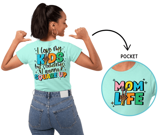 I Love My Kids Colorful | DTF