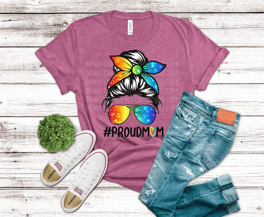 Messy Bun Proud Mom | DTF