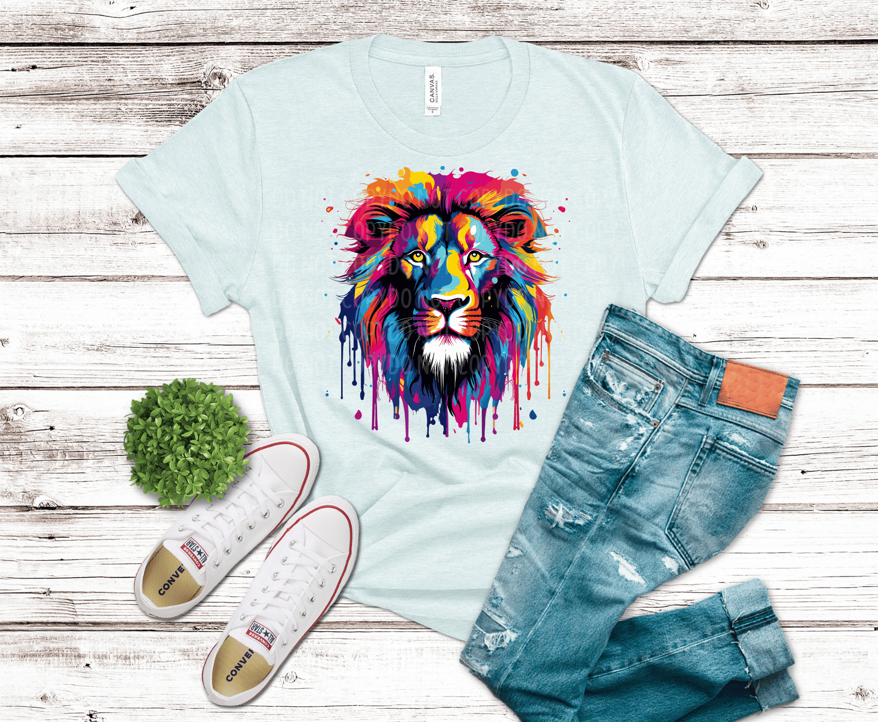 Watercolor Lion | DTF - Griffin Expressions
