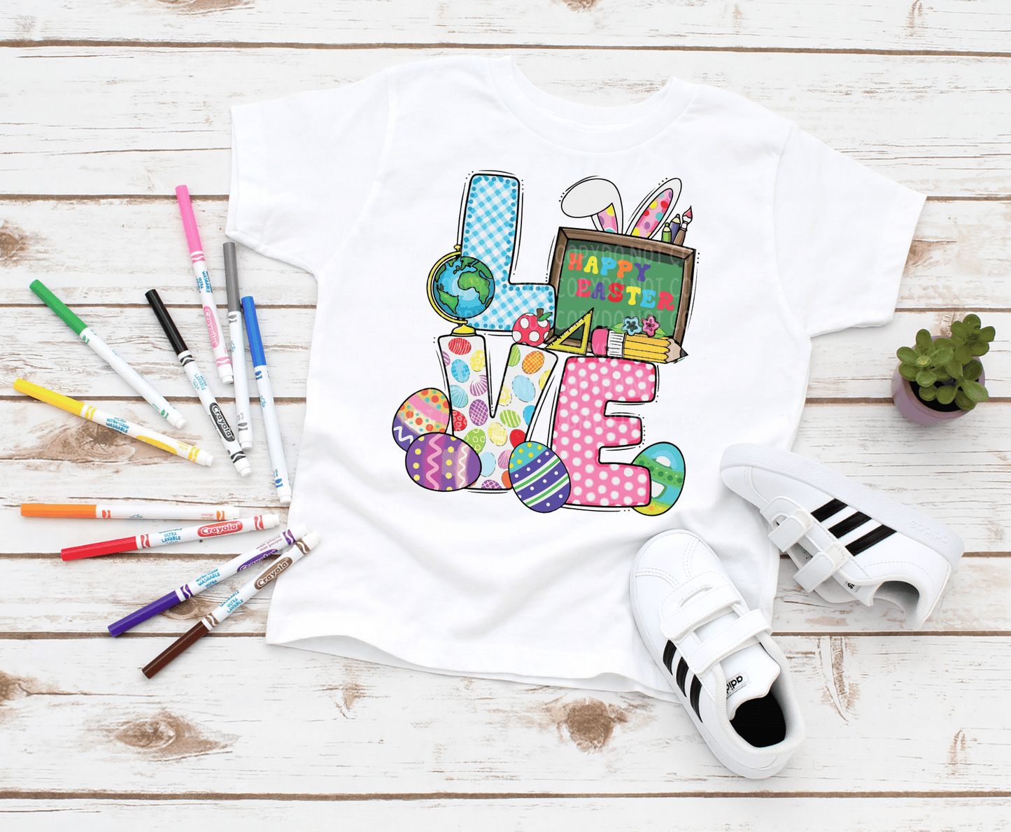 Premade DTF Transfer Gang Sheet For Graphic Tees | Youth Easter