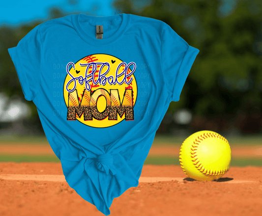 Softball Mom | DTF - Griffin Expressions
