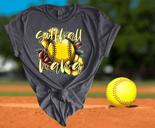Softball Mama | DTF - Griffin Expressions