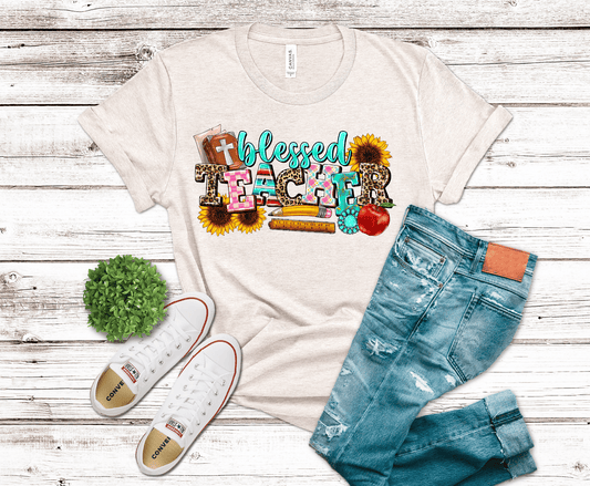 Blessed Teacher | DTF - Griffin Expressions