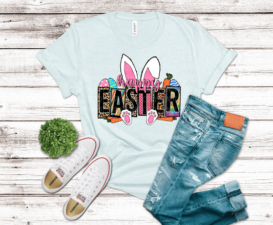 Bunny Happy Easter | DTF - Griffin Expressions