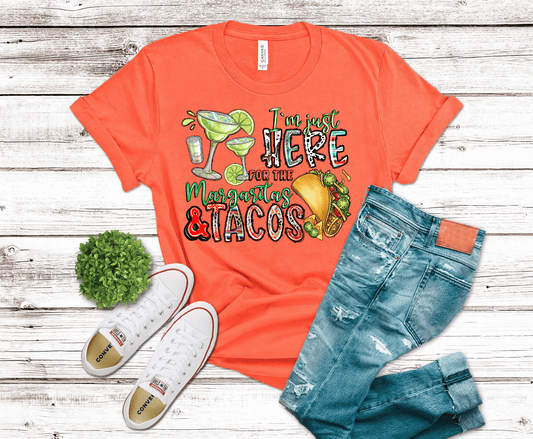 Here For Margs and Tacos | DTF - Griffin Expressions