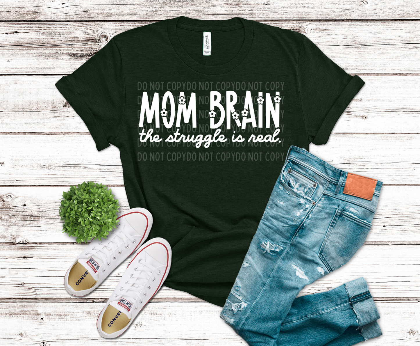 Mom Brain - Flowers  | DTF